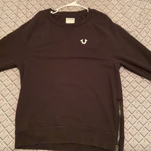 True religion sweater black/white size large. - Picture 2 of 6